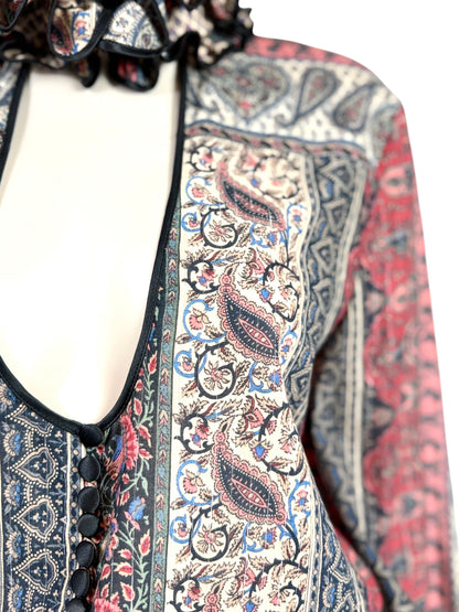 Valentino Alessandro Michele Spring 2025 Paisley cotton printed set