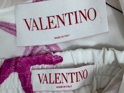 Valentino Escape 2024 White pink starfish trousers suit