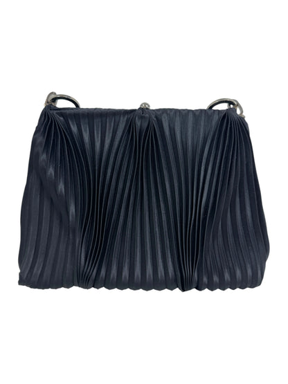 Valentino Garavani Black pleated silk shoulder bag