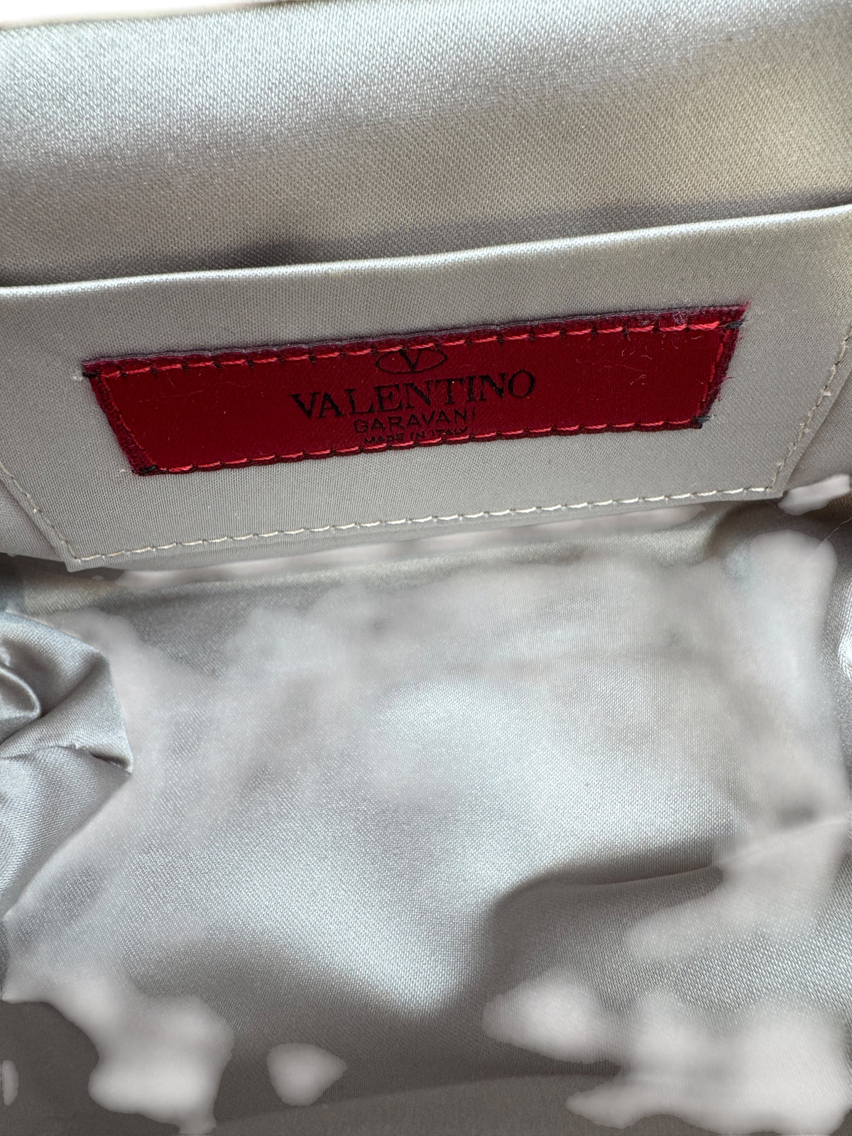 Valentino Garavani Couture Spring 2006 Lizard rhinestones flowers clutch