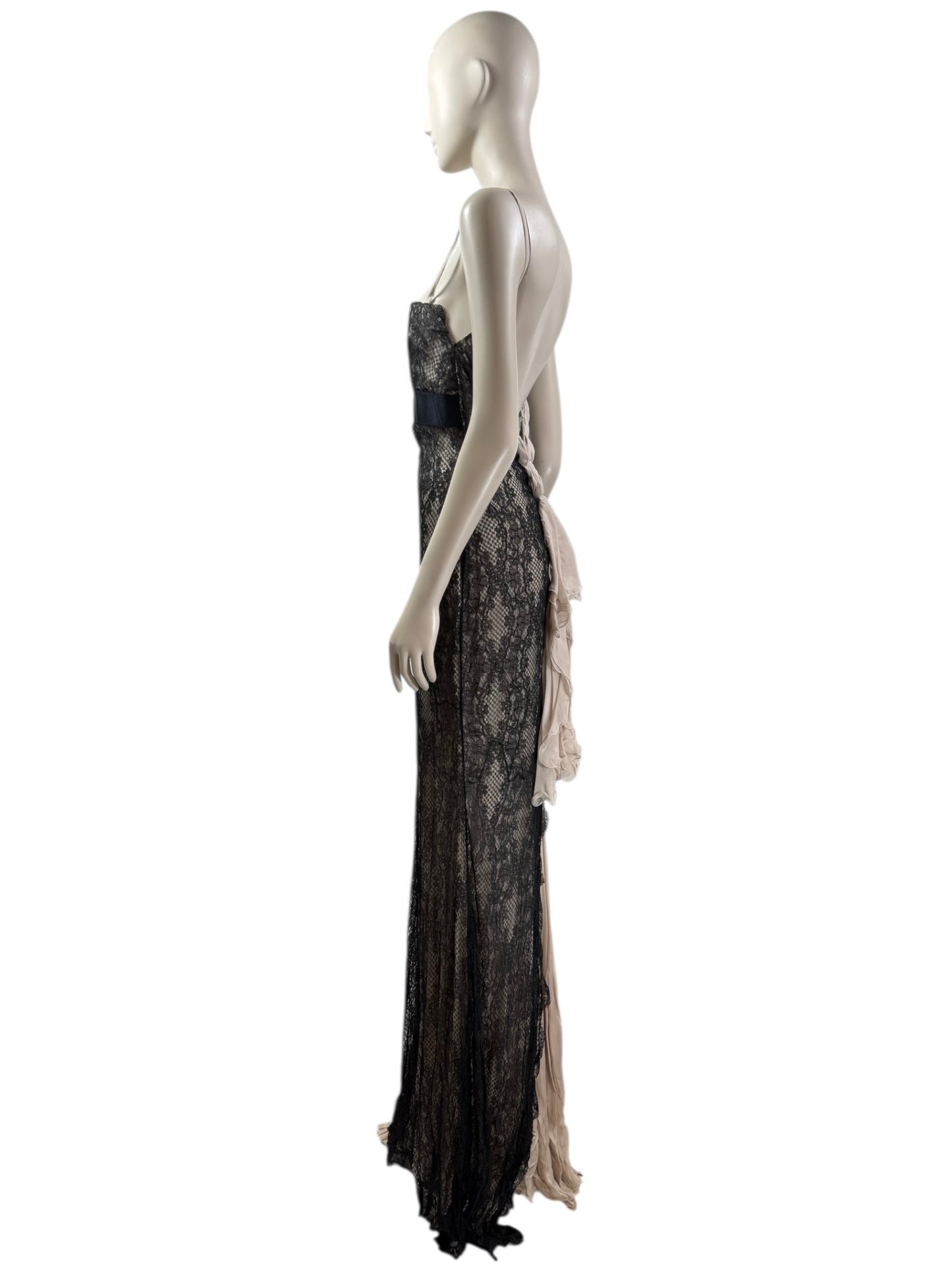 Valentino Hiver 2008 maxi lace dress