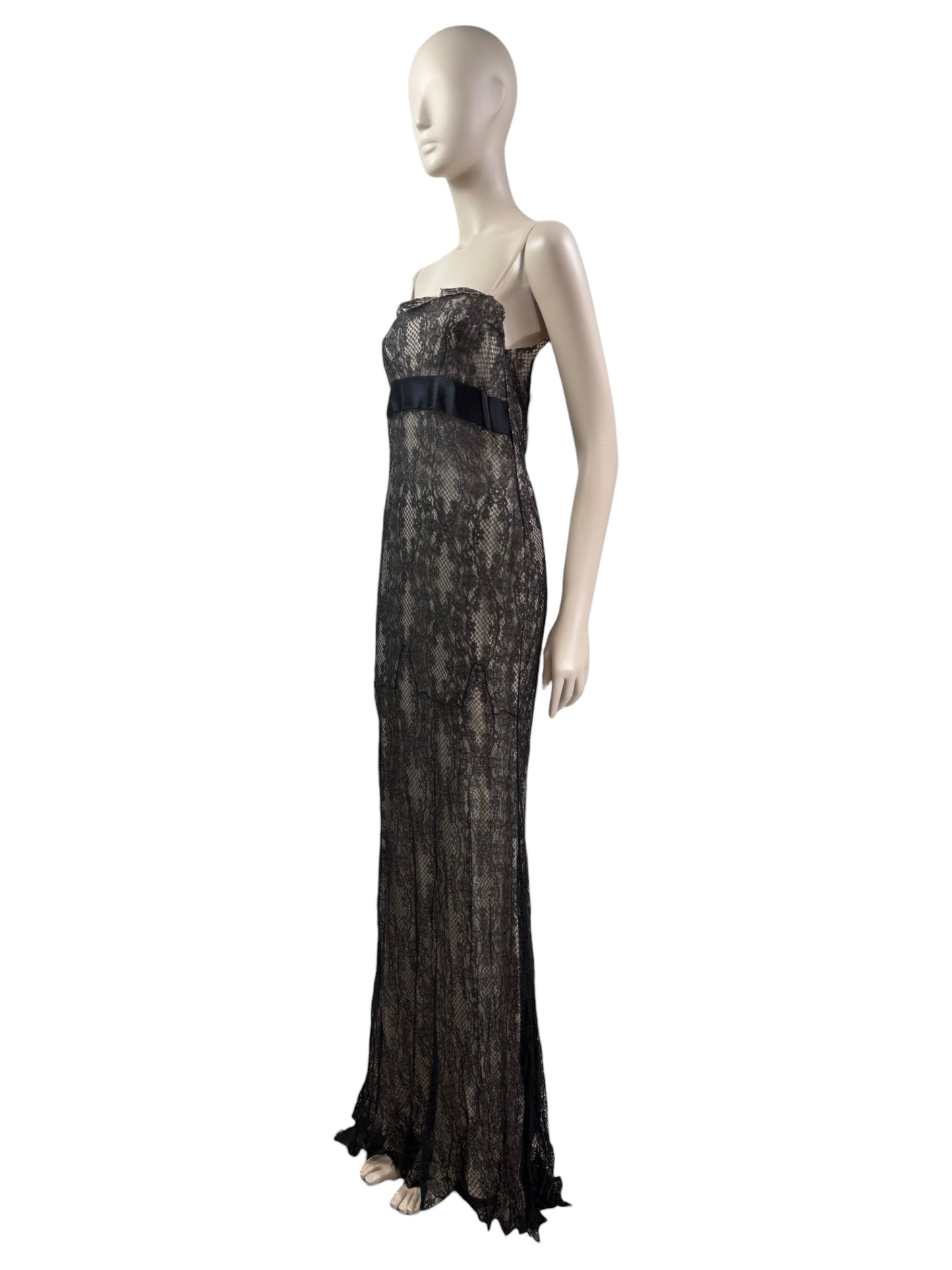 Valentino Hiver 2008 maxi lace dress