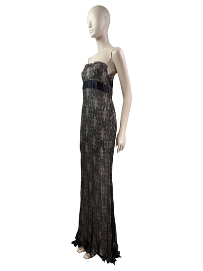 Valentino Hiver 2008 maxi lace dress