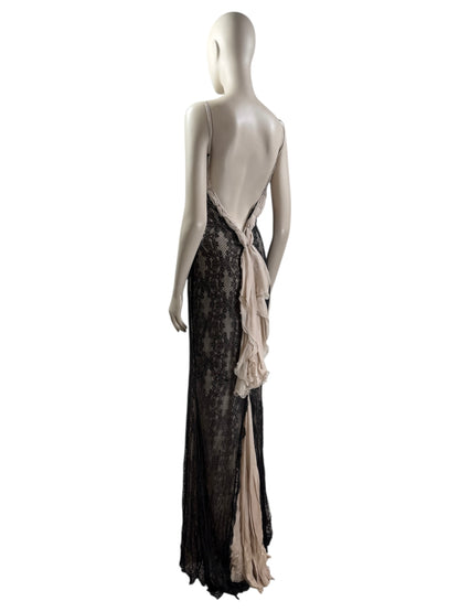 Valentino Hiver 2008 maxi lace dress