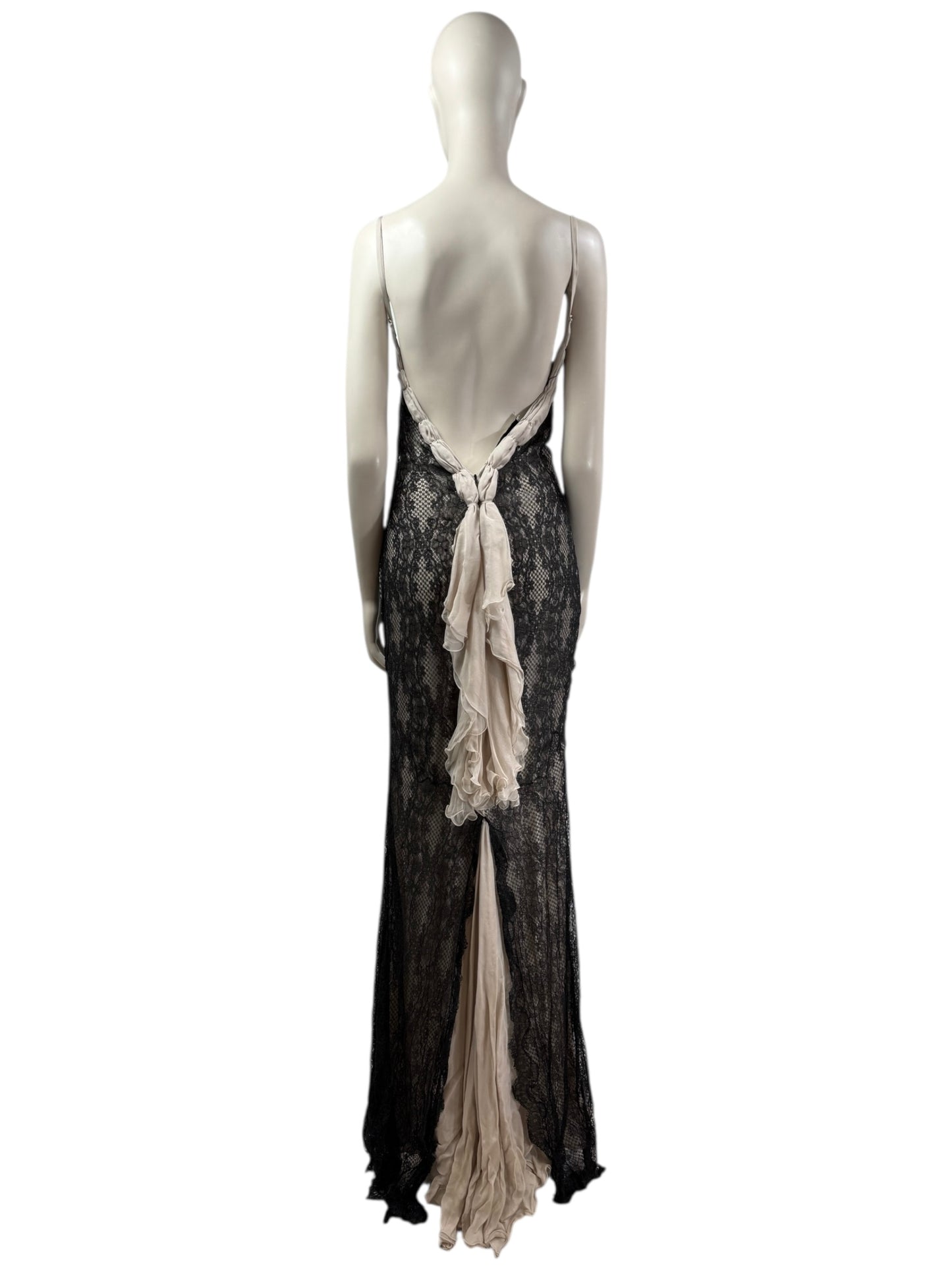 Valentino Hiver 2008 maxi lace dress