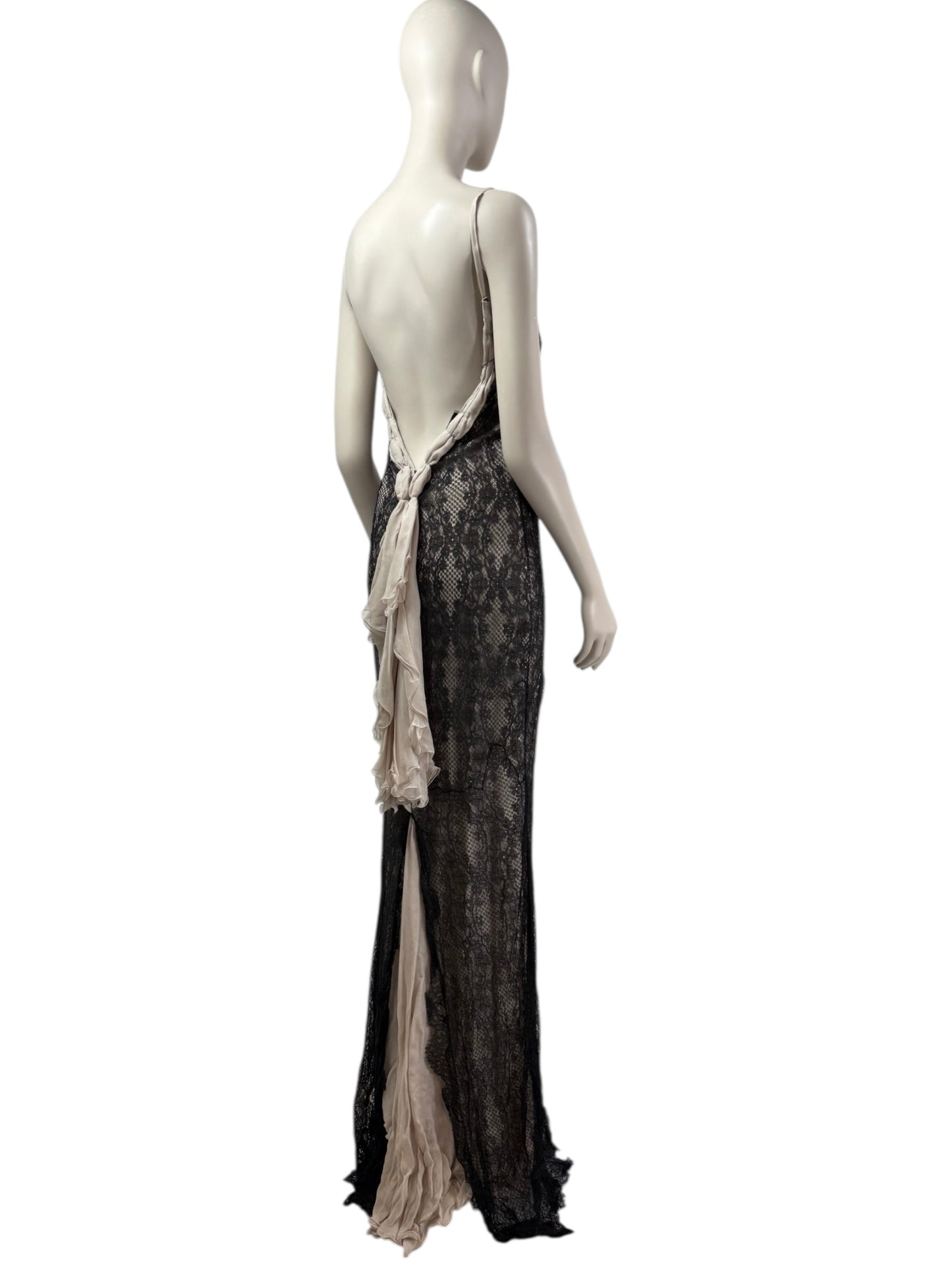 Valentino Hiver 2008 maxi lace dress