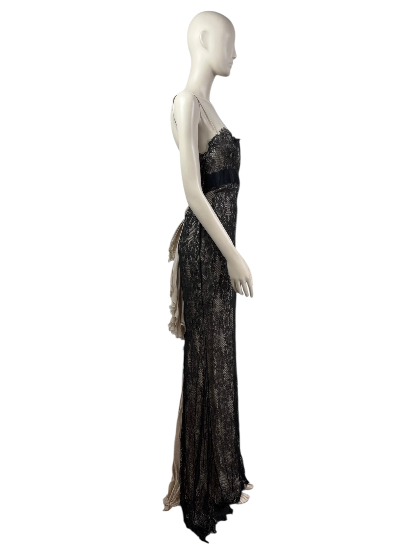 Valentino Hiver 2008 maxi lace dress
