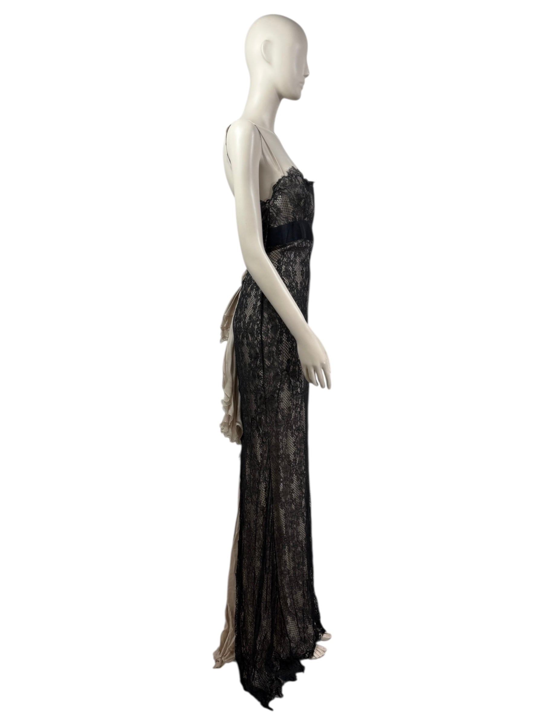 Valentino Hiver 2008 maxi lace dress