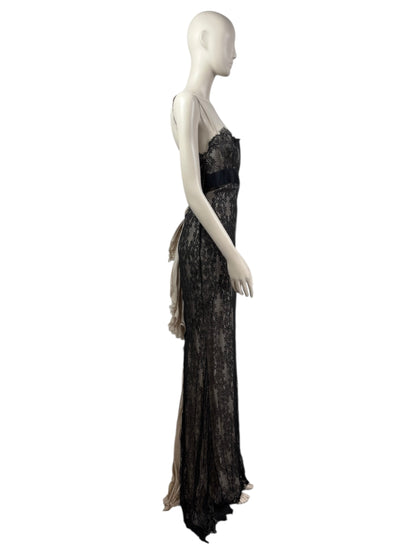 Valentino Hiver 2008 maxi lace dress
