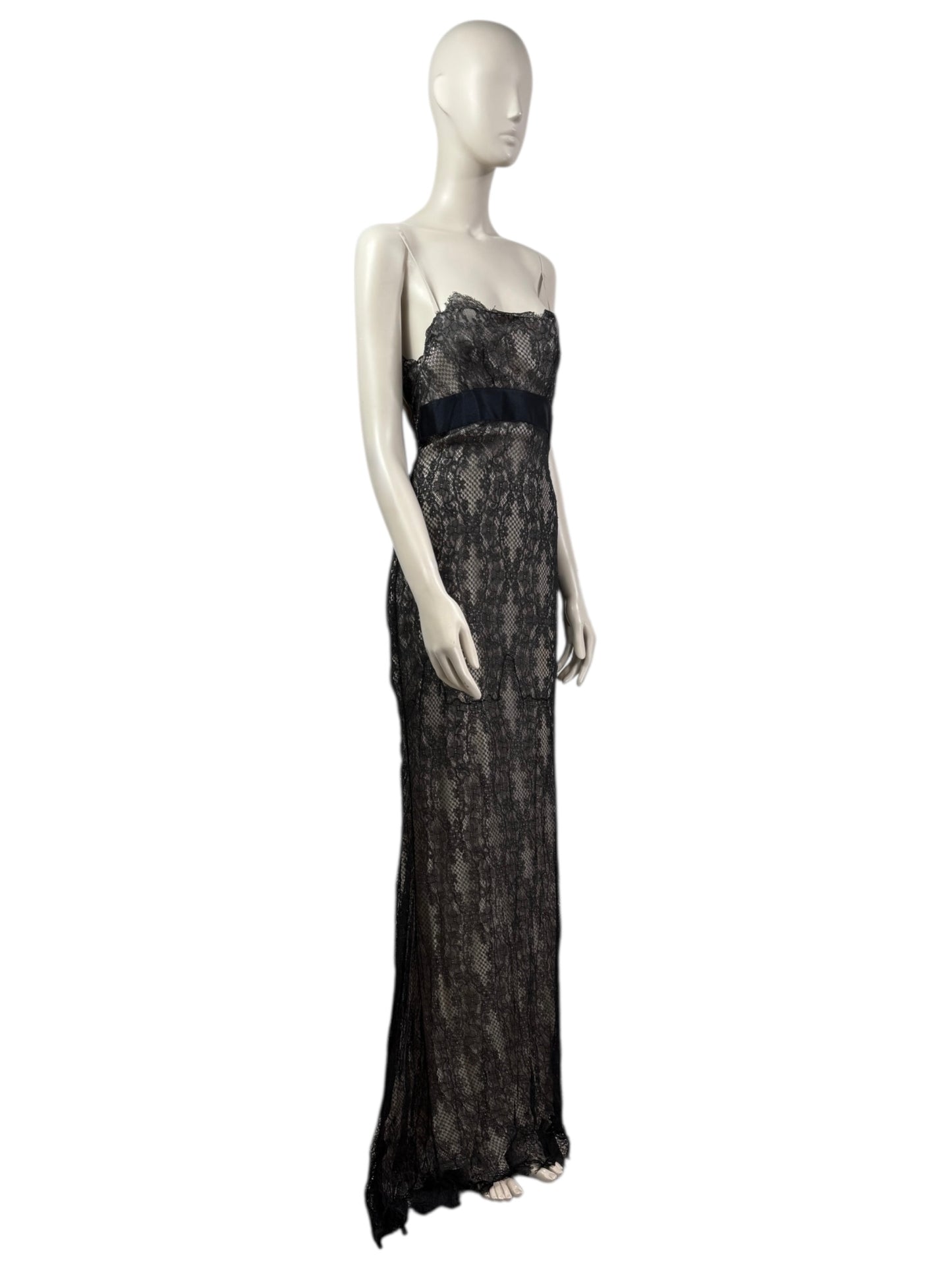 Valentino Hiver 2008 maxi lace dress