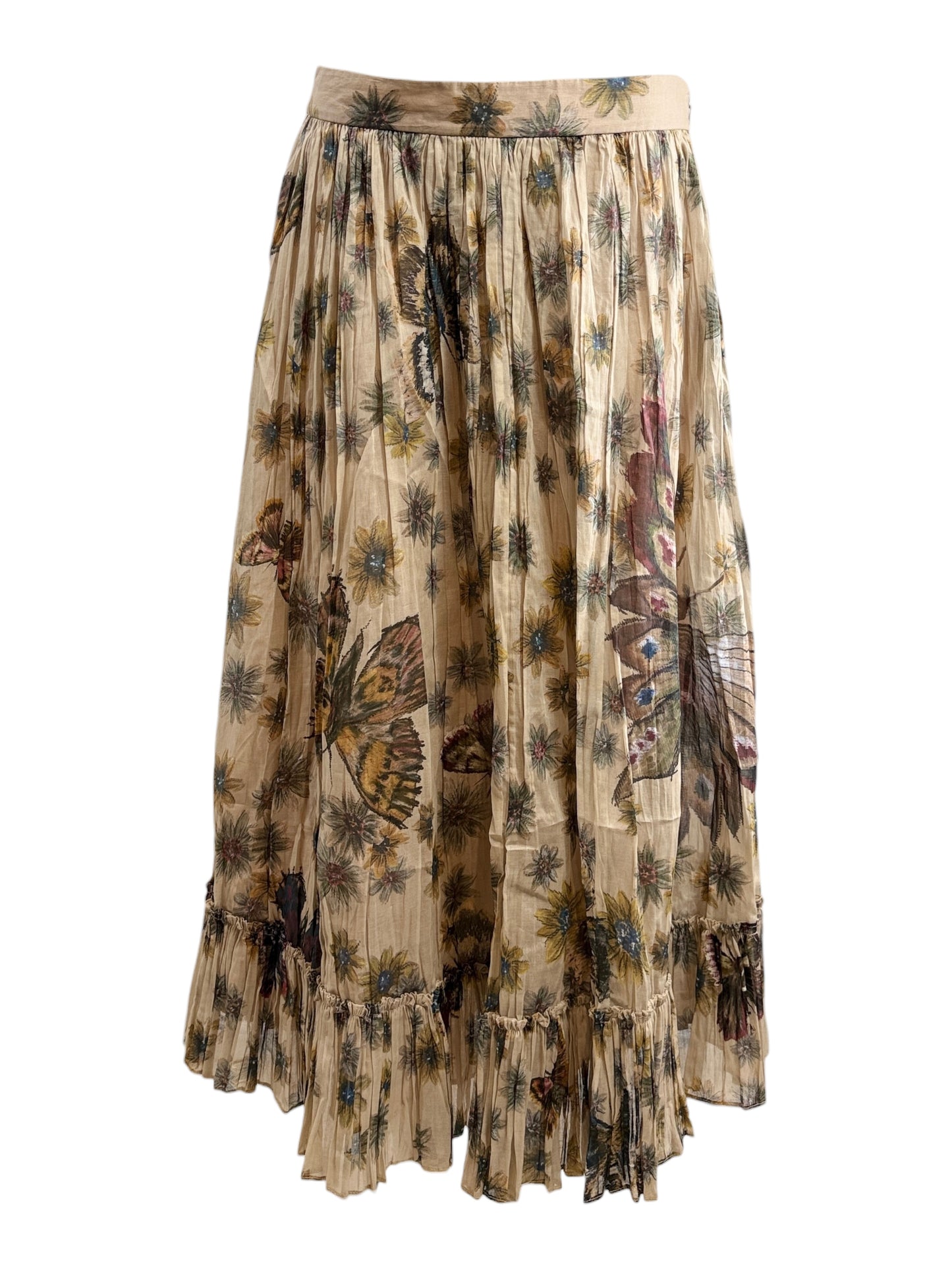 Valentino Maria Grazia Chiuri Pierpaolo Piccioli Resort 2015 pleated butterfly skirt