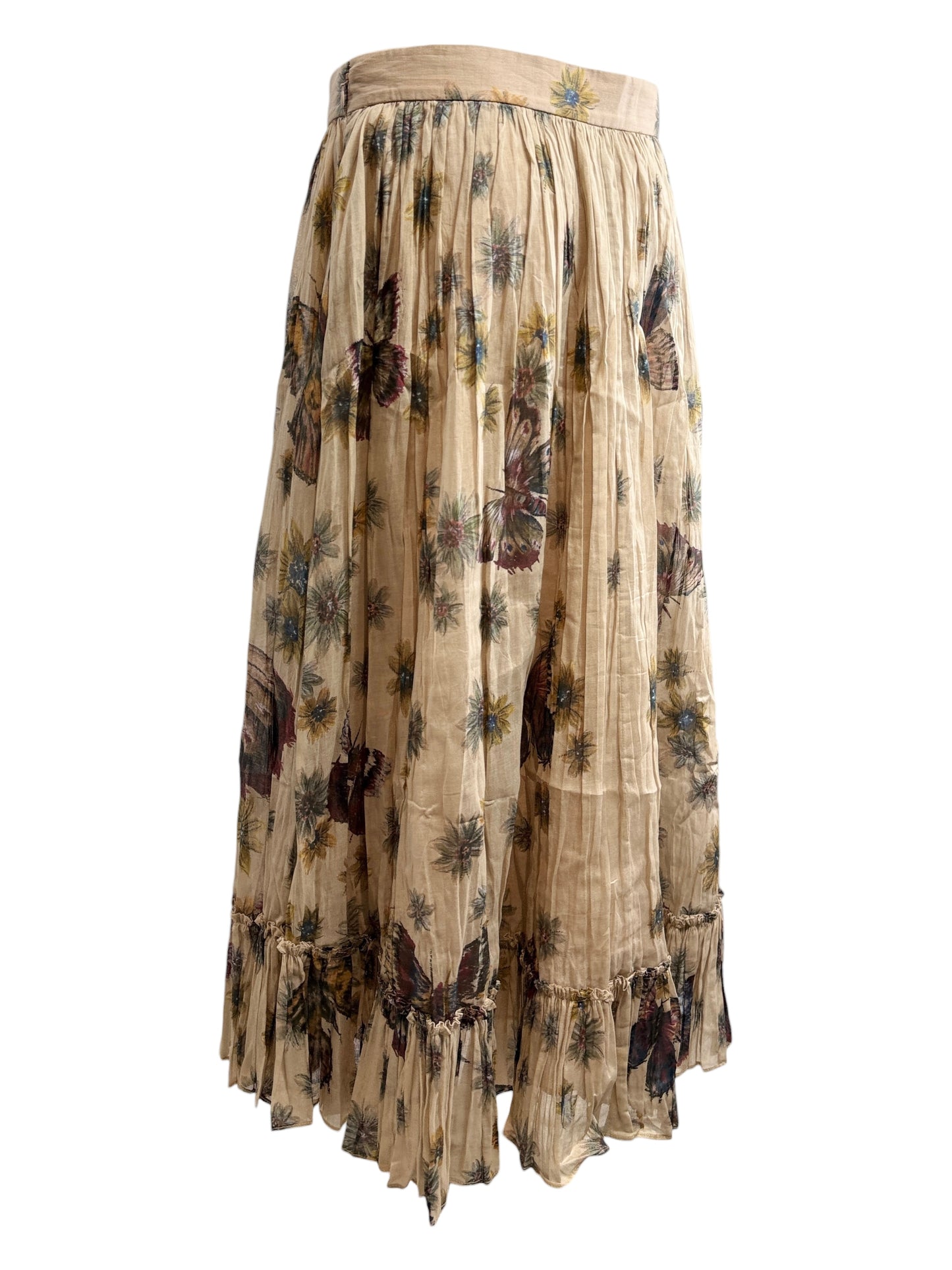 Valentino Maria Grazia Chiuri Pierpaolo Piccioli Resort 2015 pleated butterfly skirt