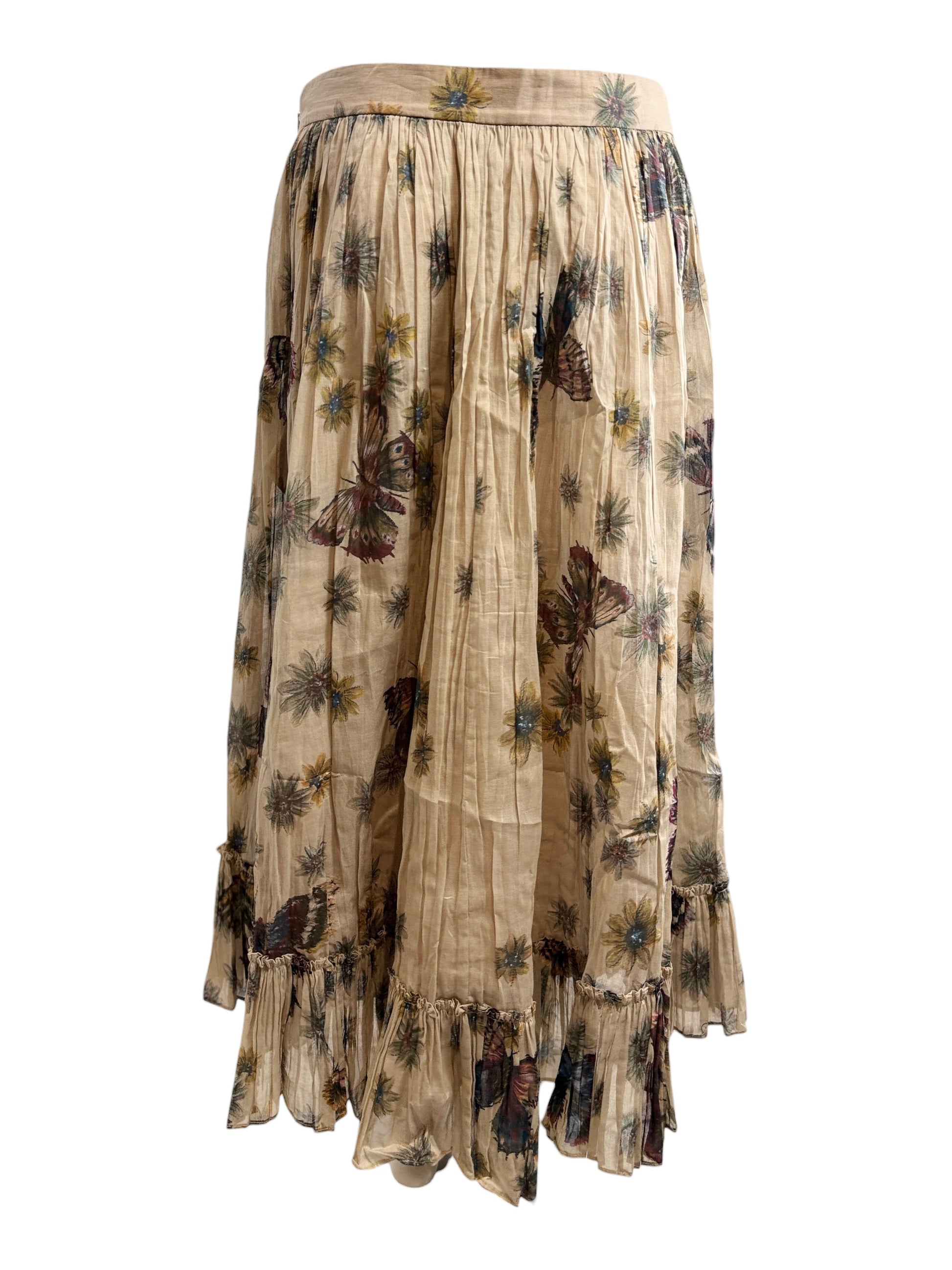 Valentino Maria Grazia Chiuri Pierpaolo Piccioli Resort 2015 pleated butterfly skirt