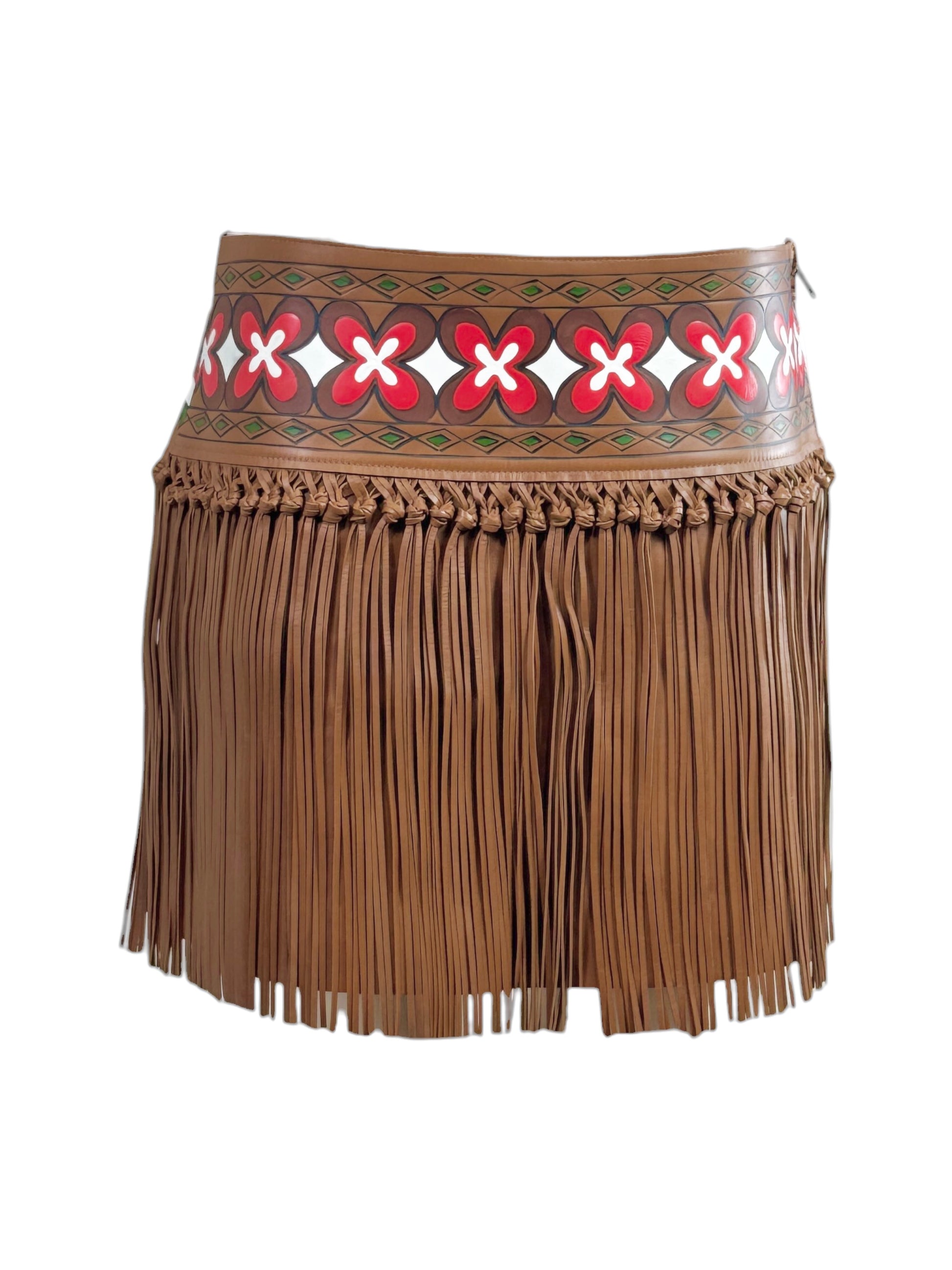 Valentino Maria Grazia Chiuri Pierpaolo Piccioli Spring 2016 Fringe skirt