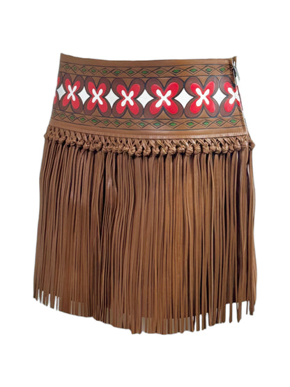 Valentino Maria Grazia Chiuri Pierpaolo Piccioli Spring 2016 Fringe skirt