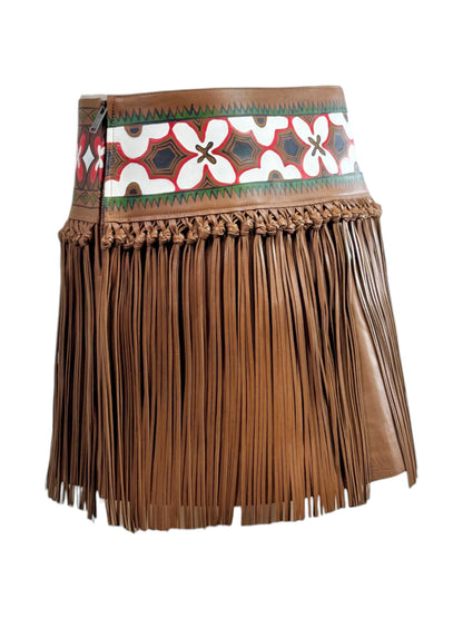 Valentino Maria Grazia Chiuri Pierpaolo Piccioli Spring 2016 Fringe skirt