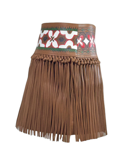 Valentino Maria Grazia Chiuri Pierpaolo Piccioli Spring 2016 Fringe skirt