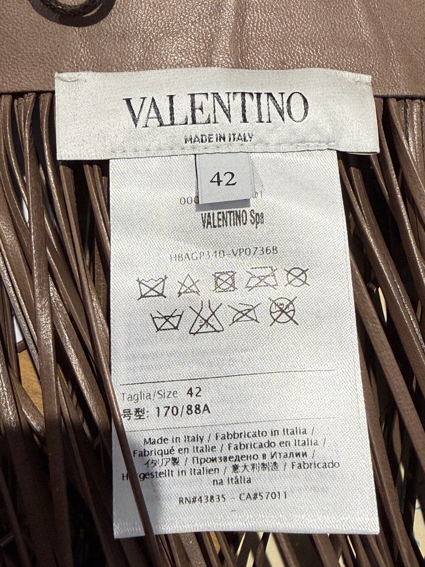 Valentino Maria Grazia Chiuri Pierpaolo Piccioli Spring 2016 leather set