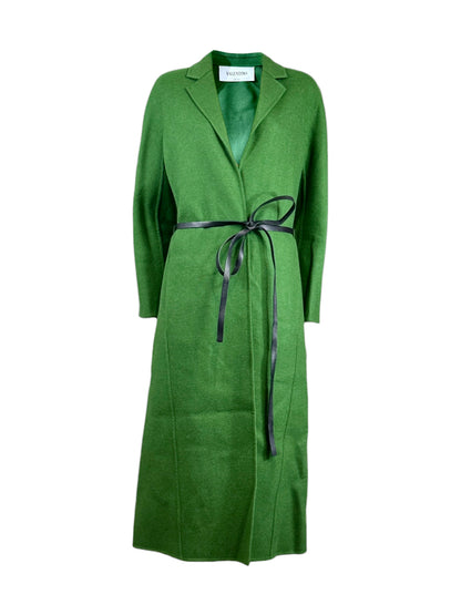 Valentino Pierpaolo Piccioli 2016 Green wool coat