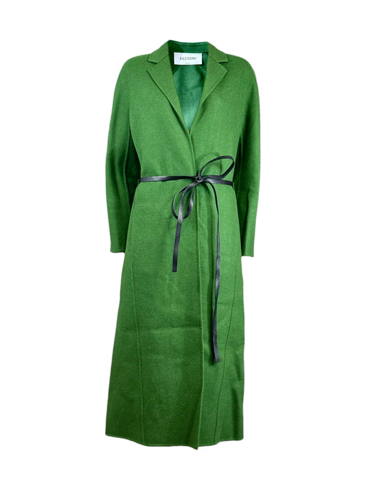 Valentino Pierpaolo Piccioli 2016 Green wool coat