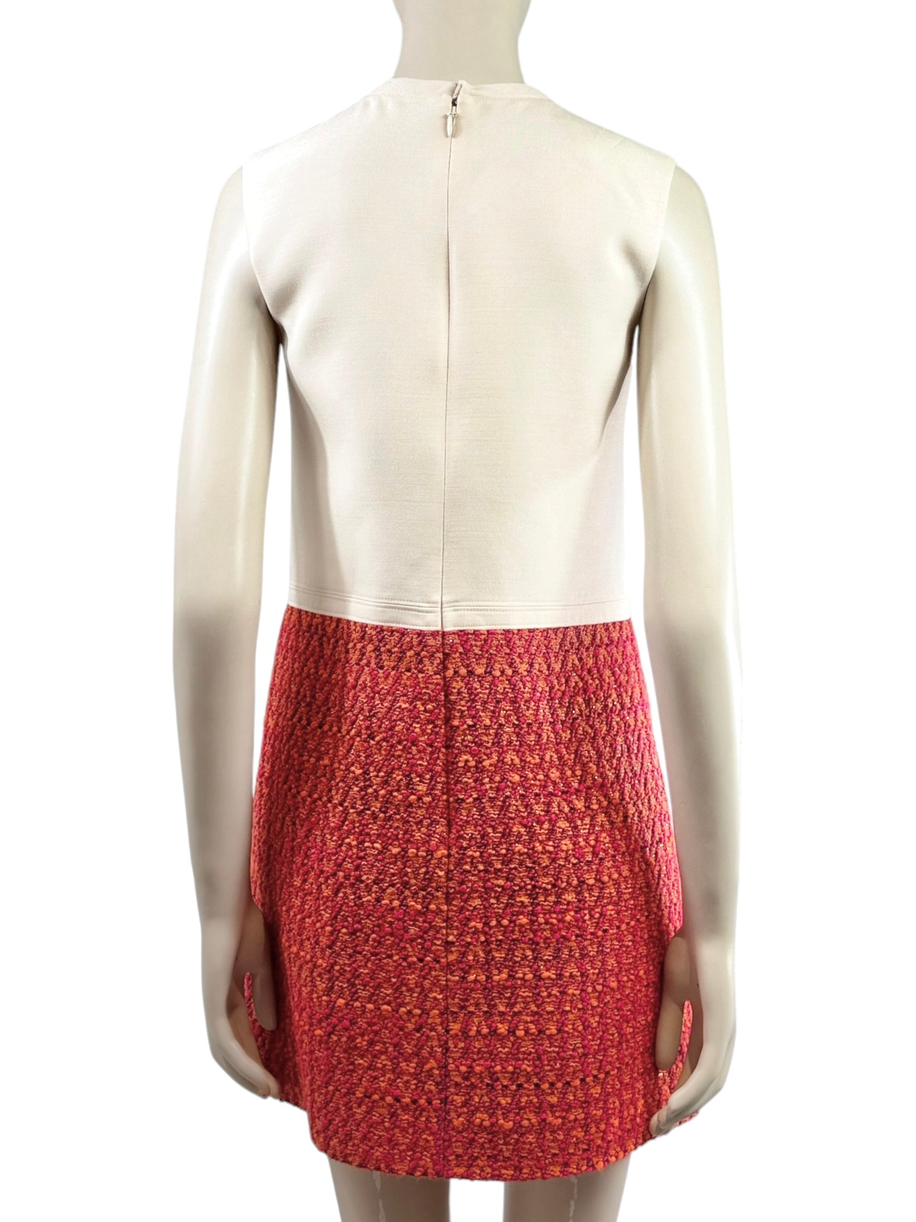 Valentino Pierpaolo Piccioli 2021 orange tweed set