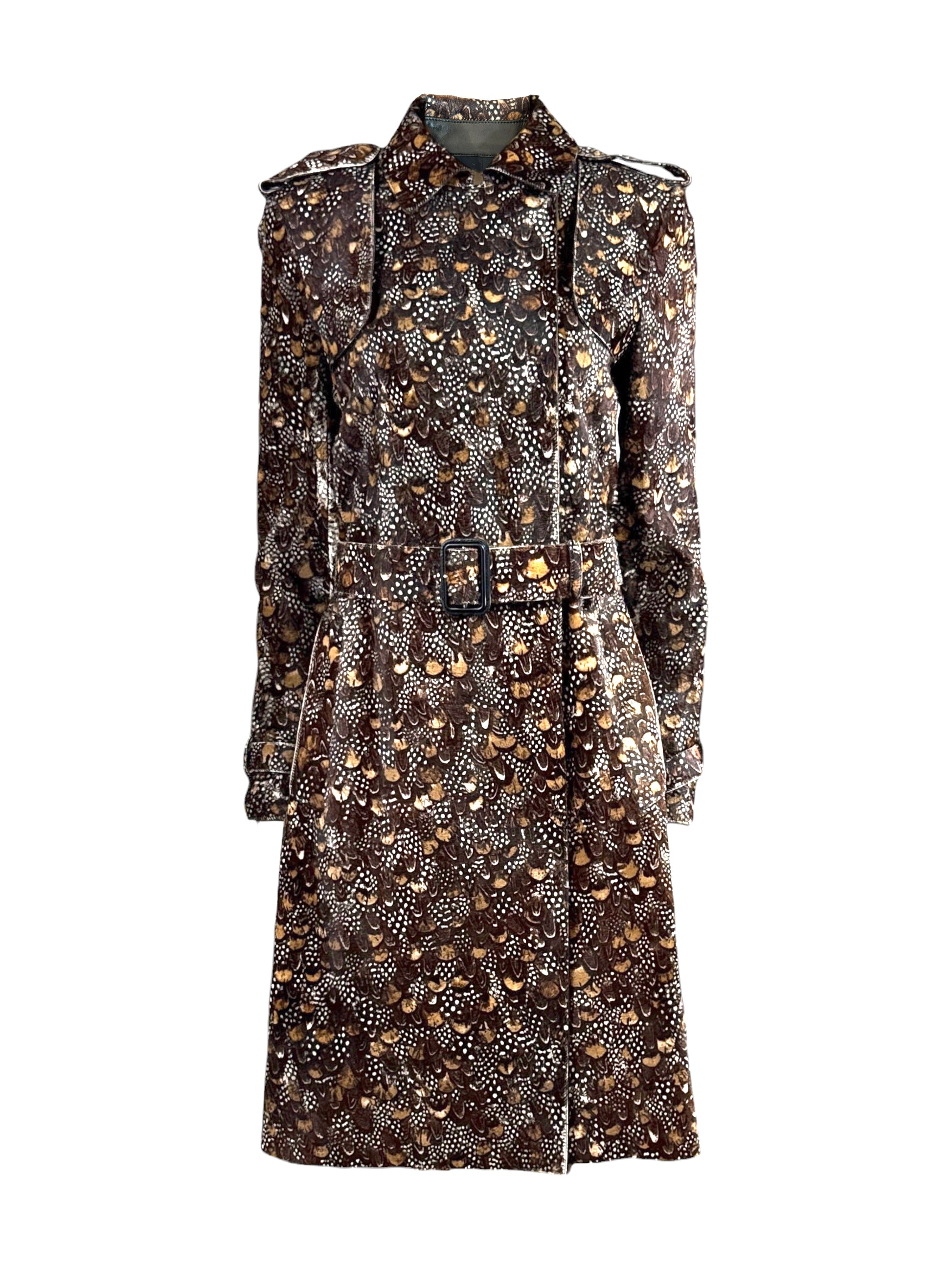 Valentino Pierpaolo Piccioli Fall 2011 Look 38 Pony hair feather coat