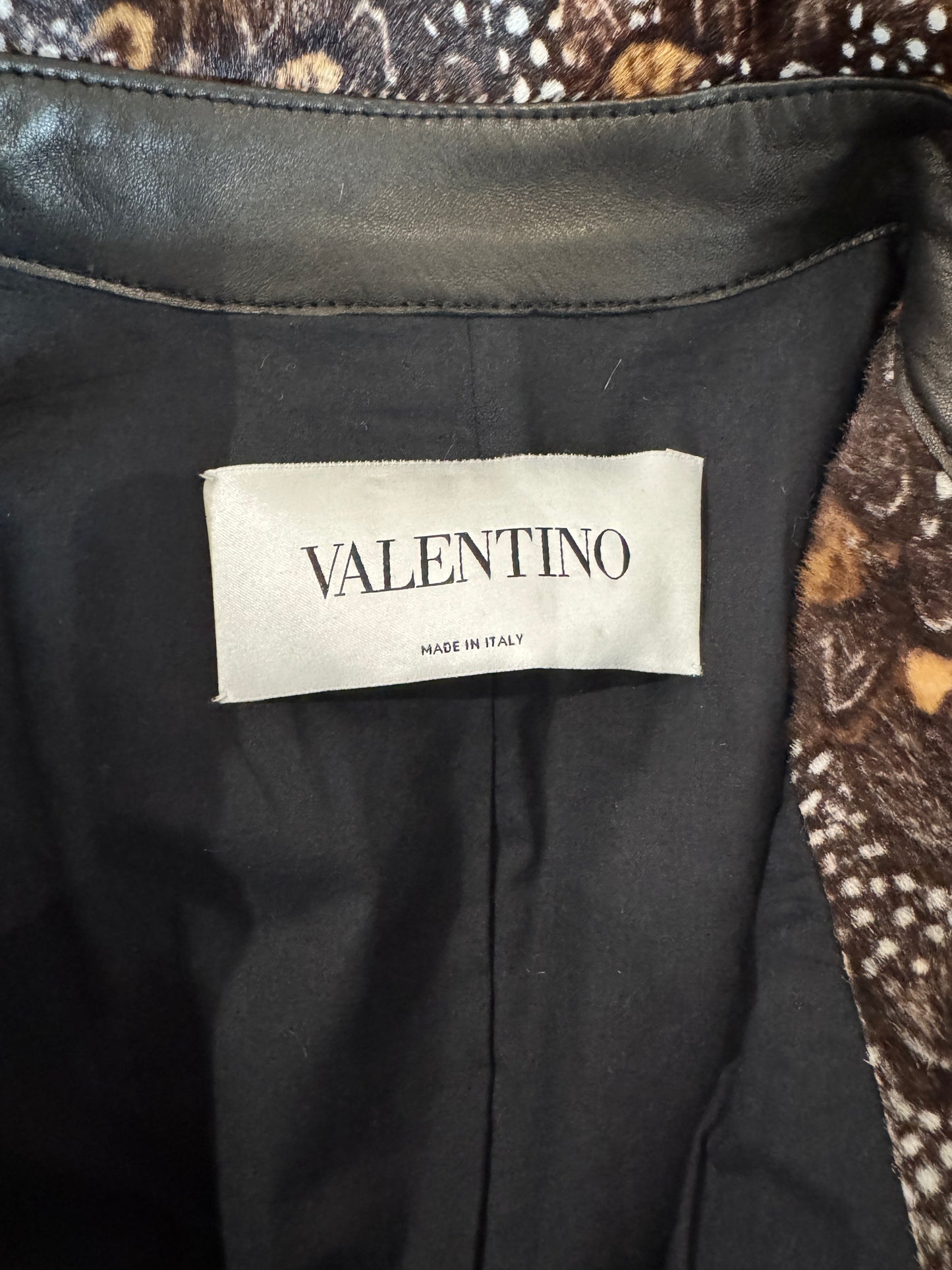 Valentino Pierpaolo Piccioli Fall 2011 Look 38 Pony hair feather coat