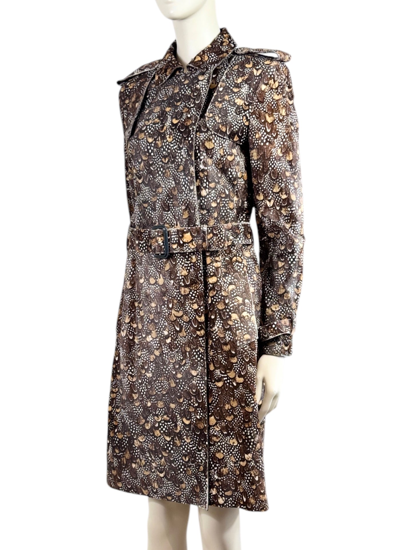Valentino Pierpaolo Piccioli Fall 2011 Look 38 Pony hair feather coat