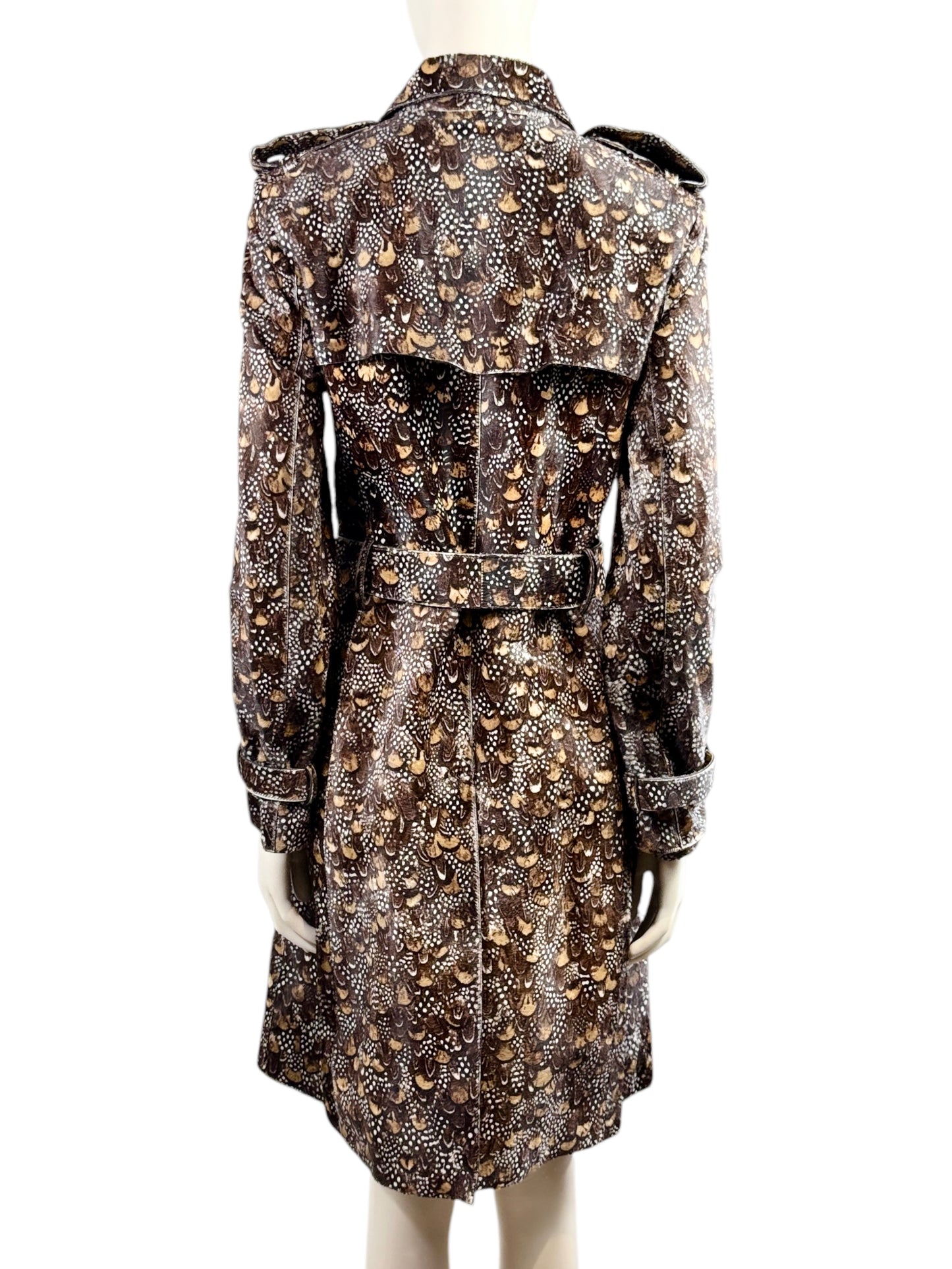 Valentino Pierpaolo Piccioli Fall 2011 Look 38 Pony hair feather coat