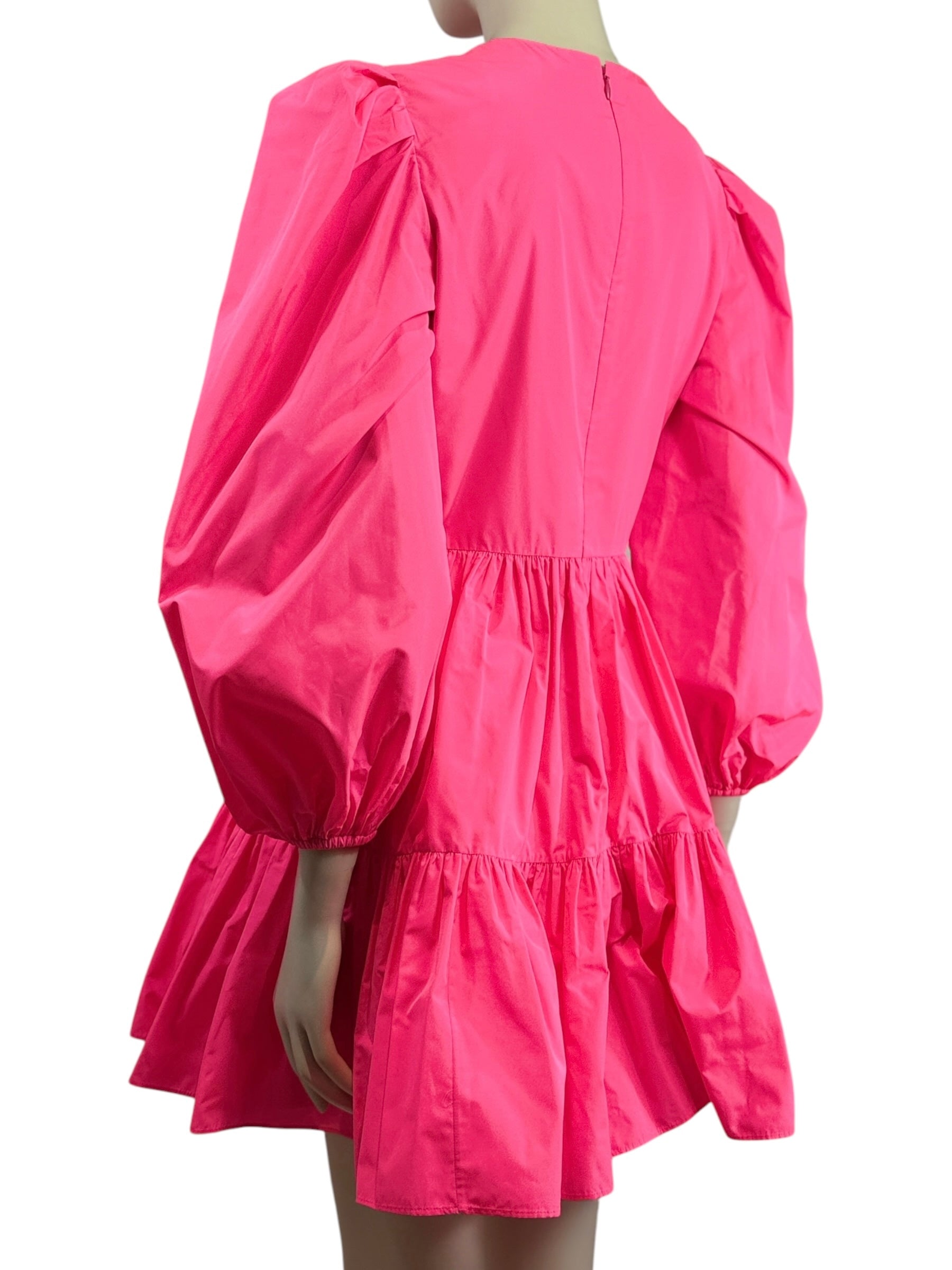 Valentino Pierpaolo Piccioli Fall 2022 pink taffeta dress