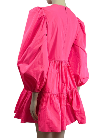 Valentino Pierpaolo Piccioli Fall 2022 pink taffeta dress