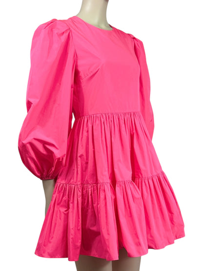 Valentino Pierpaolo Piccioli Fall 2022 pink taffeta dress