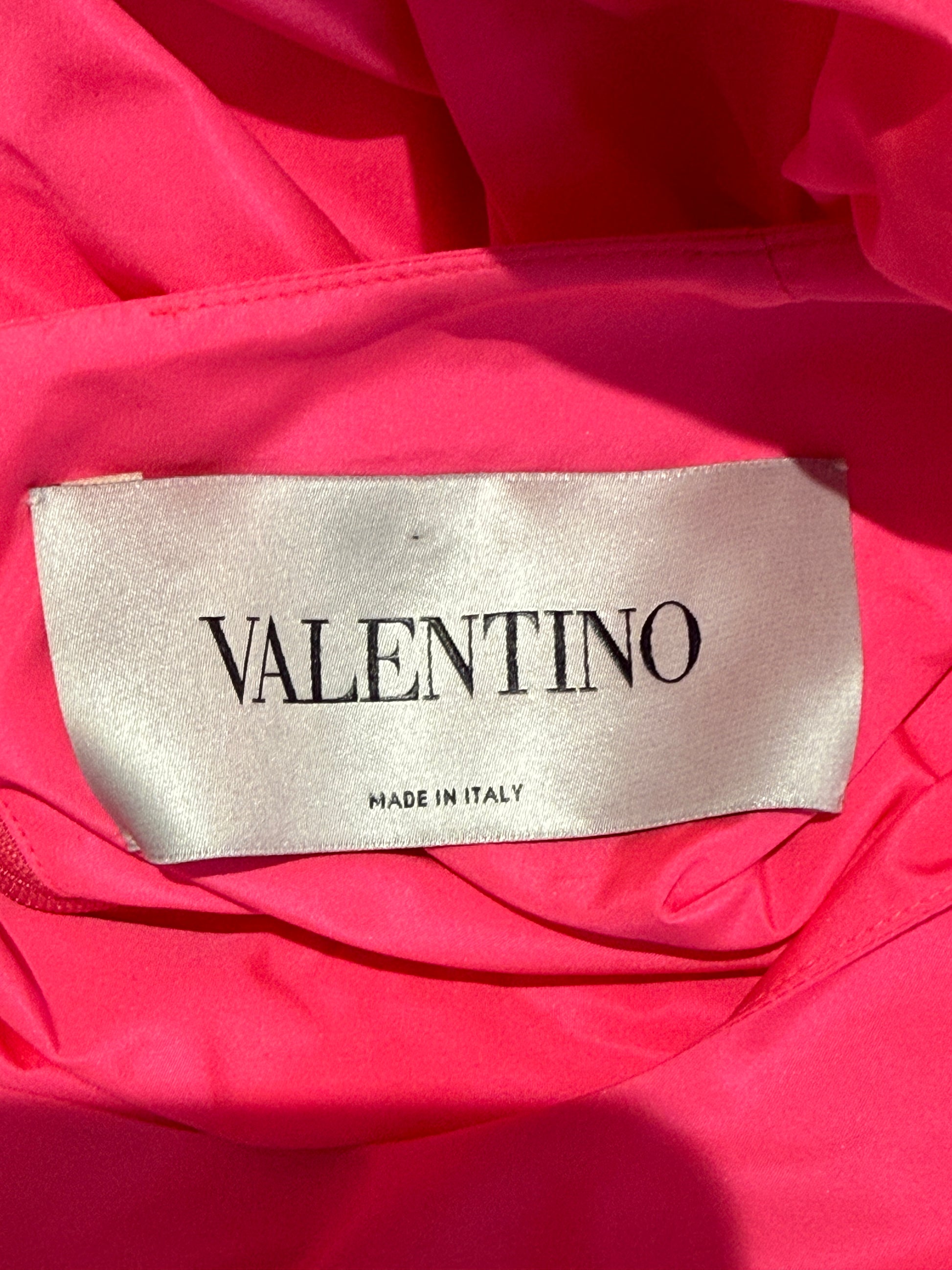 Valentino Pierpaolo Piccioli Fall 2022 pink taffeta dress
