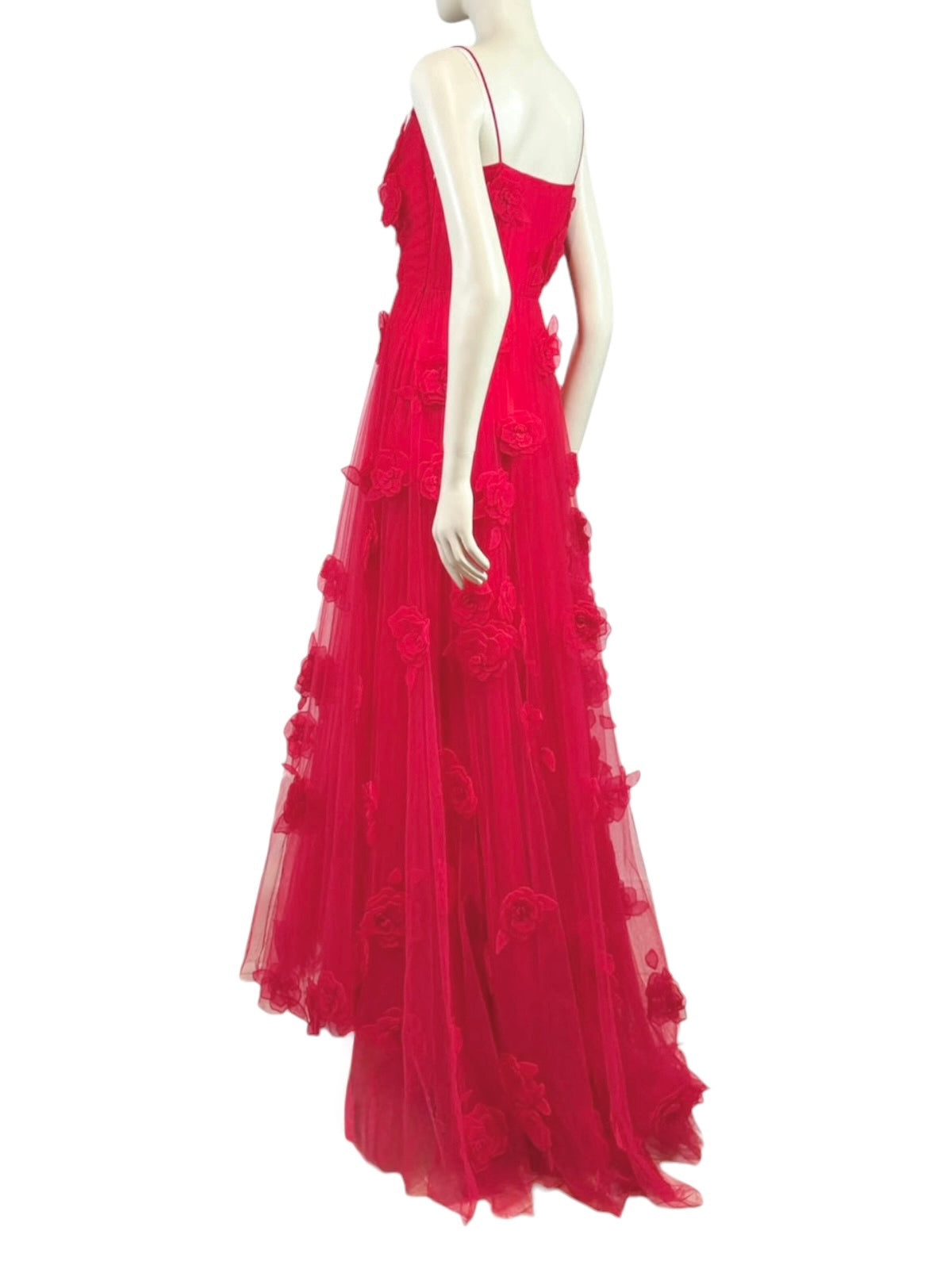 Valentino Pierpaolo Piccioli Prefall 2024 Maxi red floral dress