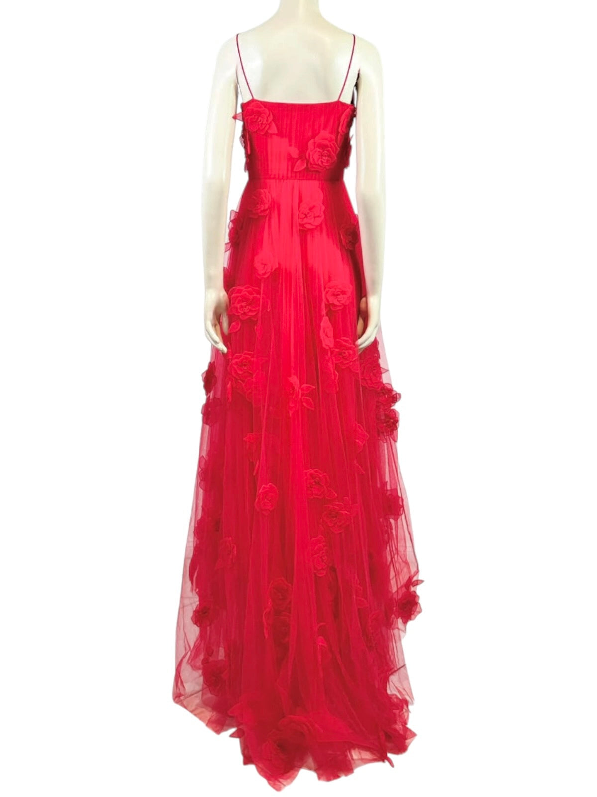 Valentino Pierpaolo Piccioli Prefall 2024 Maxi red floral dress