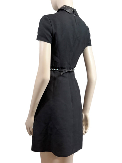 Valentino Pierpaolo Piccioli Resort 2016 Black dress turquoise studs