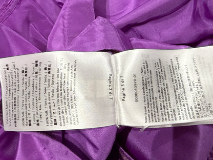 Valentino Pierpaolo Piccioli Spring 2022 Ruffle taffetas purple skirt