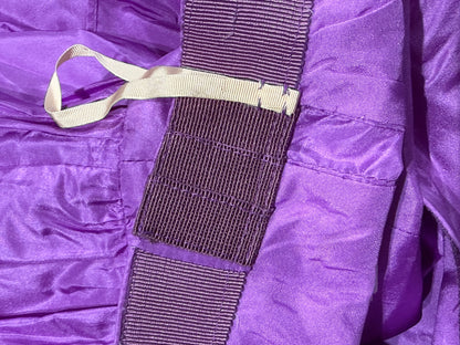 Valentino Pierpaolo Piccioli Spring 2022 Ruffle taffetas purple skirt