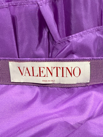 Valentino Pierpaolo Piccioli Spring 2022 Ruffle taffetas purple skirt