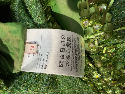 Valentino Pierpaolo Piccioli Spring 2023 green tweed set