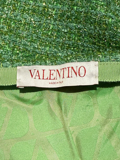 Valentino Pierpaolo Piccioli Spring 2023 green tweed set
