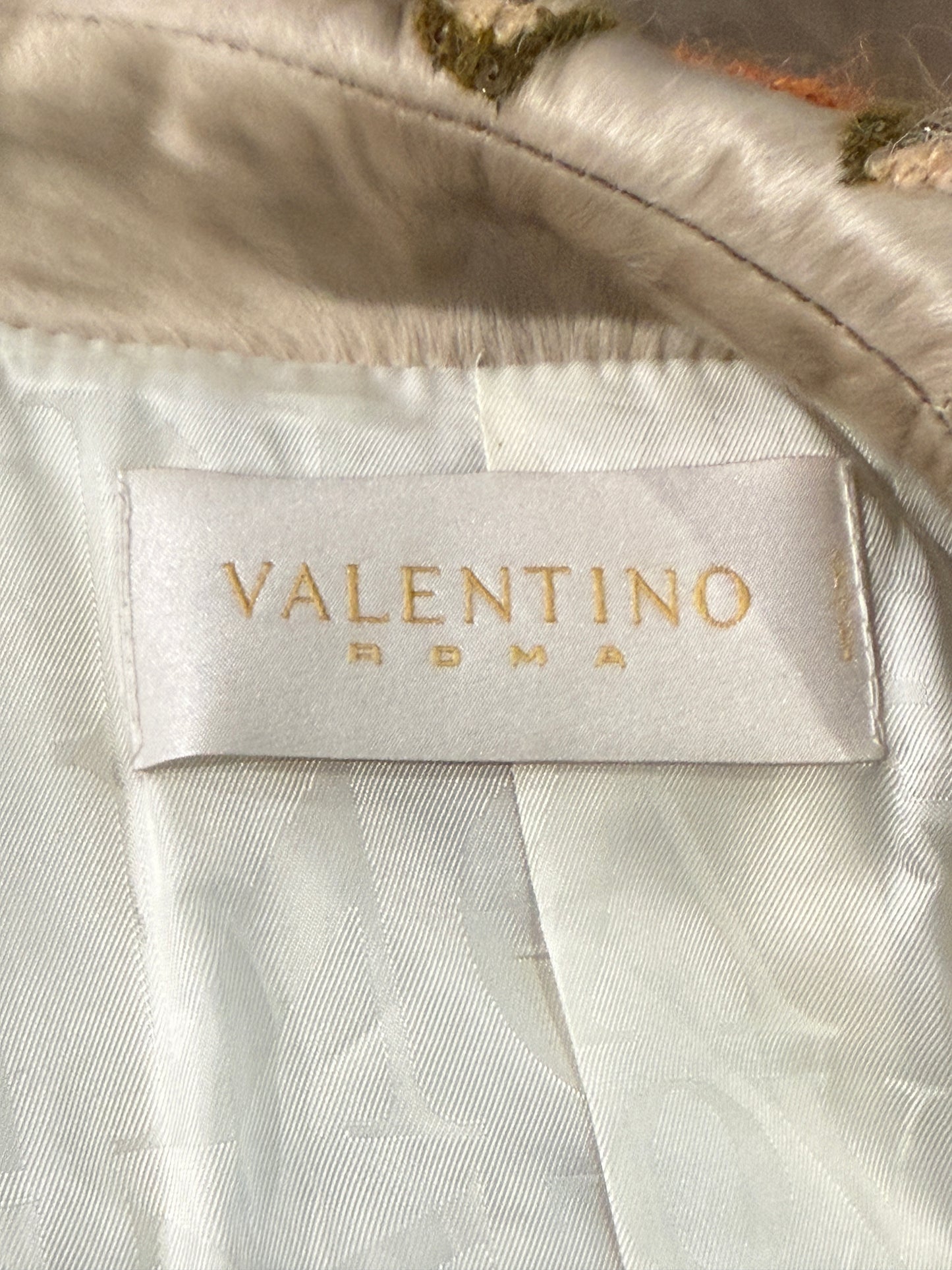 Valentino Roma 2002 Indian lamb jacket embroidered