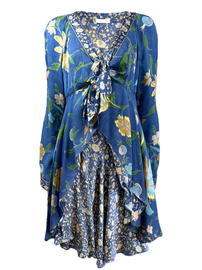 Valentino Spring 2006 Look 35 crepe silk printed floral top