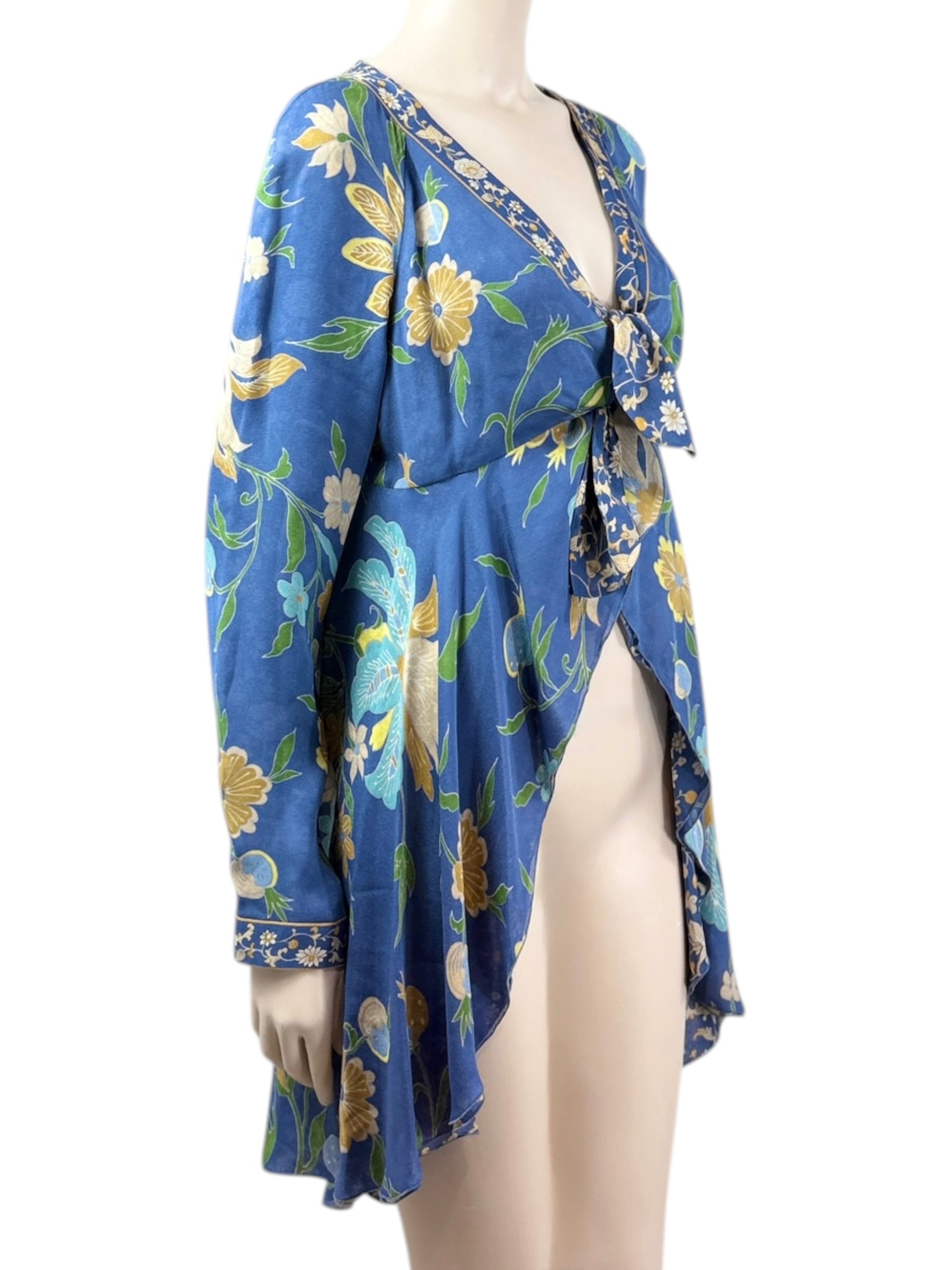 Valentino Spring 2006 Look 35 crepe silk printed floral top