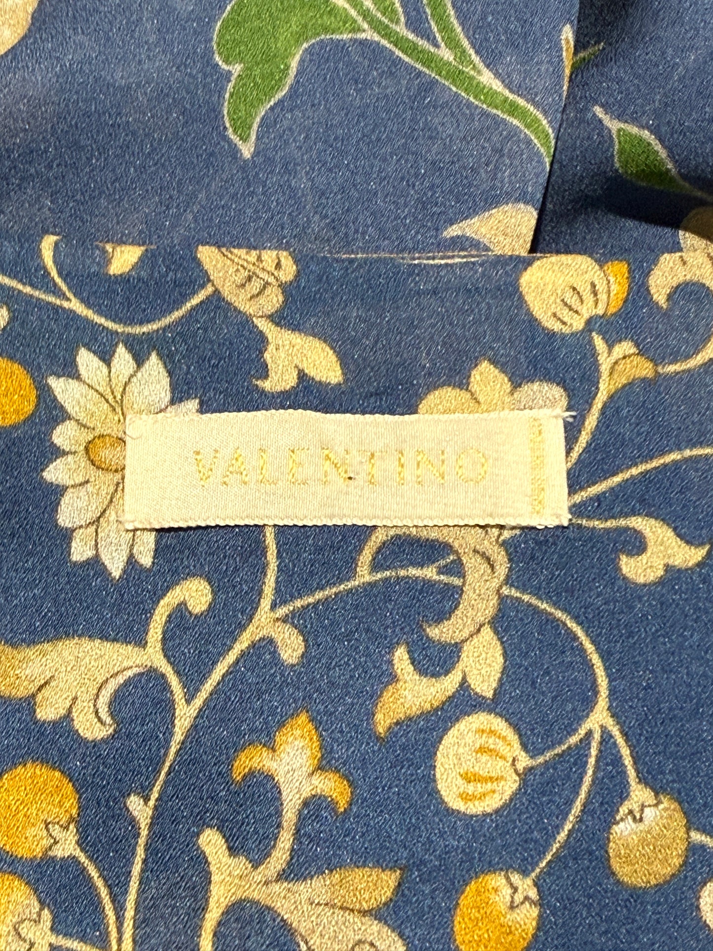 Valentino Spring 2006 Look 35 crepe silk printed floral top