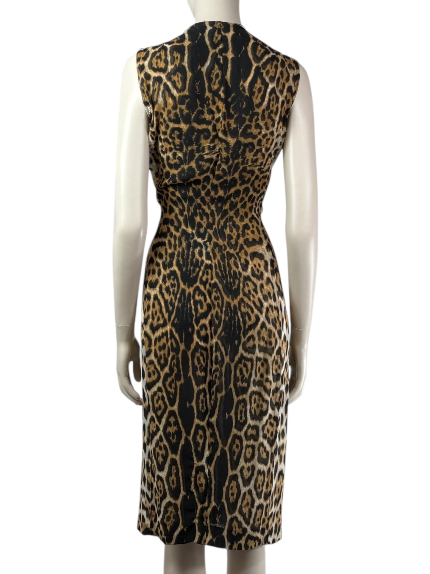 Yves Saint Laurent Tom Ford Spring 2002 leopard dress