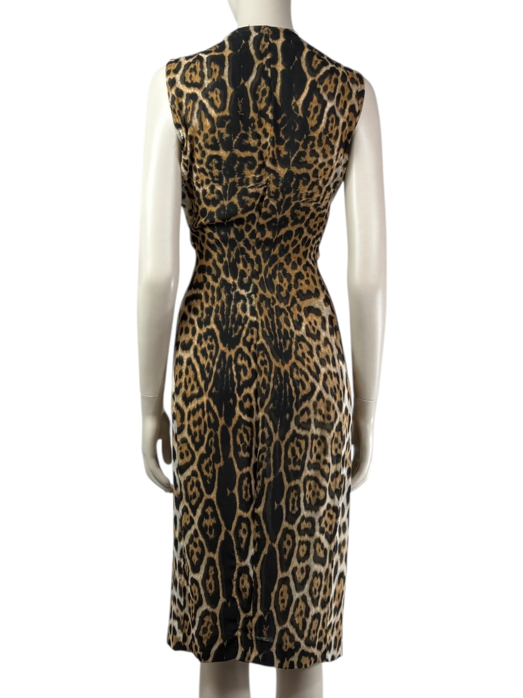 Yves Saint Laurent Tom Ford Spring 2002 leopard dress