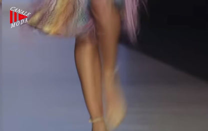 Missoni Spring 2005 Look 41 multicolor fringe dress