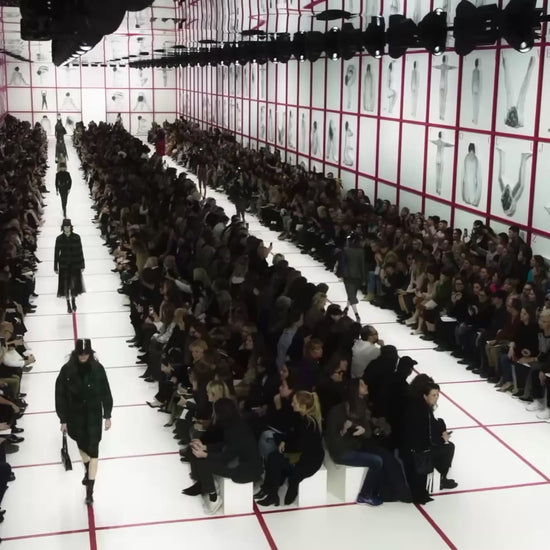 Christian Dior Maria Grazia Chiuri Fall 2019 check set green black