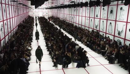 Christian Dior Maria Grazia Chiuri Fall 2019 check set green black